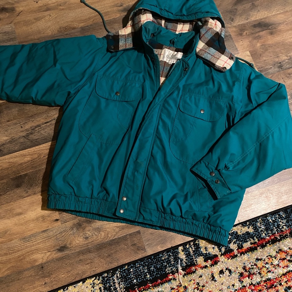 Teal Lightweight Windbreaker Jacket with Hood